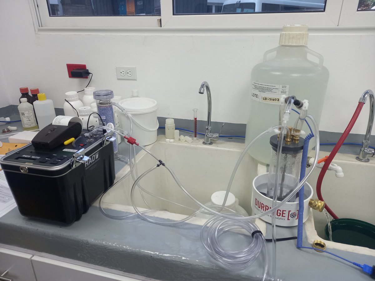 It is always exciting to break in new instruments. <a href="/iaeaorg/">IAEA - International Atomic Energy Agency ⚛️</a> donated to <a href="/marn_salvador/">MARN El Salvador</a> two new RAD7 detectors for 222Rn analysis in SW and GW (including a flow cell for continuous analysis in the field). Can't wait to test them in the field this week!