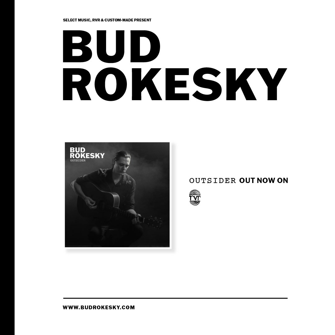 Here we go! In support of my debut album OUTSIDER I'm playing a bunch of shows along the coast. Check out BudRokesky.com and we'll see you there - thanks to @rvrlabel <a href="/selectmusic/">Select Music</a> <a href="/custommade0/">Custom-Made</a> @mattcorby <a href="/hancock_jeremy/">Jeremy Hancock</a> #budrokesky #live #music #tour #australian #country