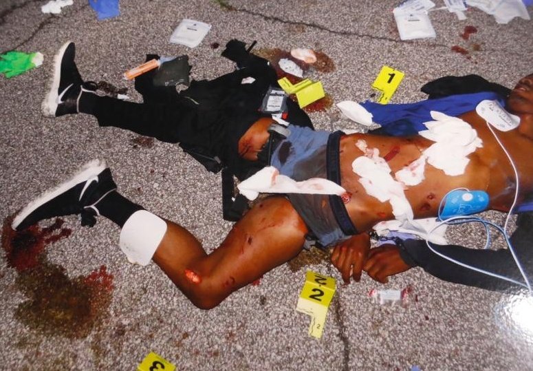 MrMikeBlake's tweet photo. *GRAPHIC IMAGE*

From a source believed to be connected to law enforcement:  #JaylandWalker's body

INVESTIGATE. FIRE THEM #JusticeforJaylandWalker

cc: @untilfreedom
@TamikaDMallory
@Mysonne
@angelopinto720
@ministter
@emilewashington
@GreenTheRev

Pic of the pic: @brotherhas https://t.co/CpkvEqLwWI