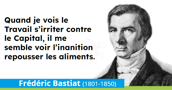 CitaroCapacity2's tweet image. "Quand je vois le Travail s’irriter contre le Capital, il me semble voir l’inanition repousser les aliments"
Frédéric #Bastiat