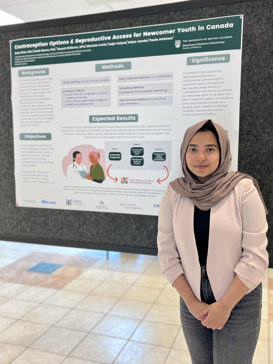 Loved seeing students’ work at the 1st Women+ and Children's Health Sciences (@ubcWACH) Research Day. Congrats to @cartgrac @CHEOSNews students @zeba_fkhan Piper Scott-Fiddler & Samantha Martin-Ferris for your brilliant posters! #WACHResearchDay