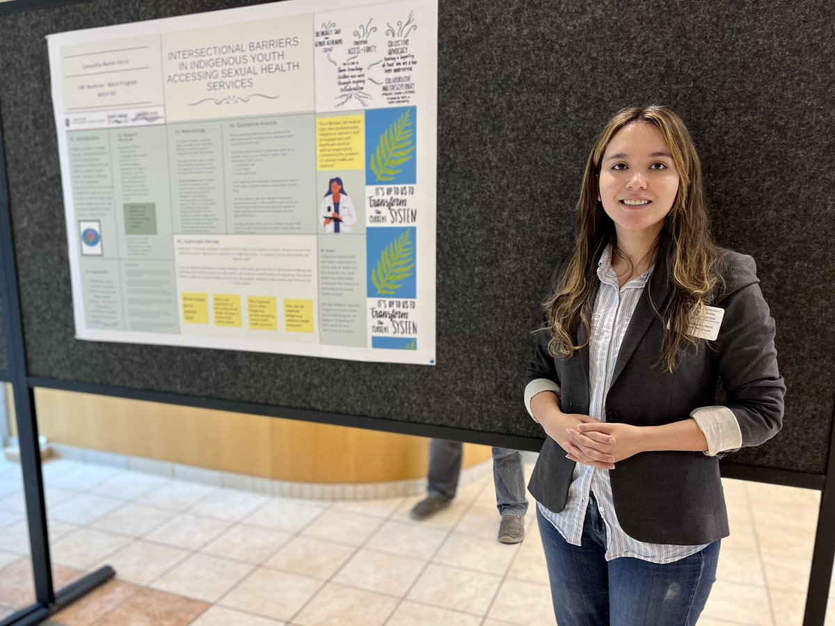 DrSarahMunro's tweet photo. Loved seeing students’ work at the 1st Women+ and Children's Health Sciences (@ubcWACH) Research Day. Congrats to @cartgrac @CHEOSNews students @zeba_fkhan Piper Scott-Fiddler &amp; Samantha Martin-Ferris for your brilliant posters! #WACHResearchDay https://t.co/XQX8oyT3to