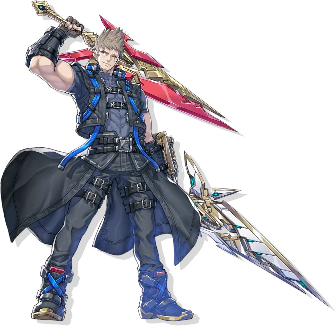 Official art of Rex in Xenoblade Chronicles 3 story DLC. My guy is pretty big now. 😮