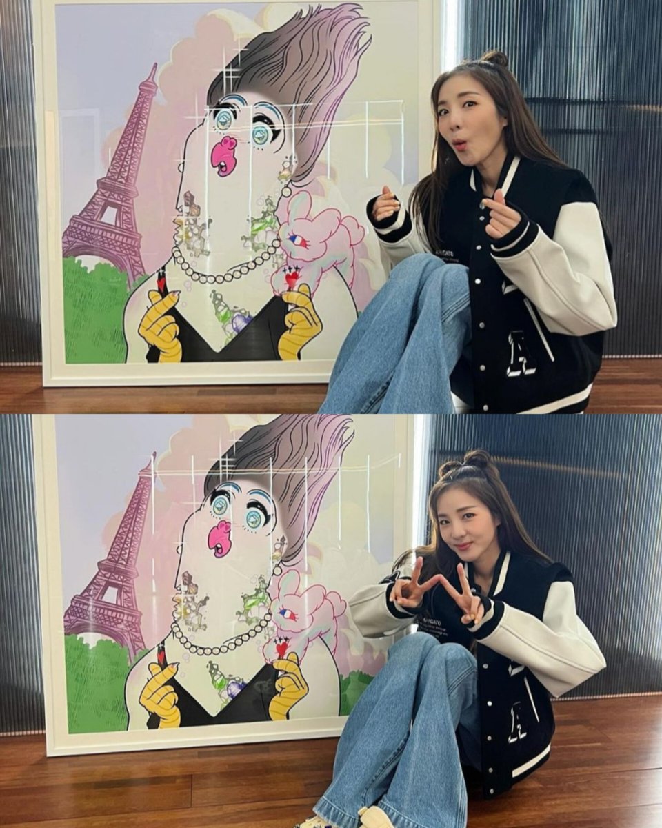 OnlyLookAtMino's tweet photo. [‼️] Sandara Park IG update with the Chippy artwork MINO gifted to her 💙

▶️ https://t.co/j3XjmD6NSt

#OHNIM #SongArtist 
#MINO #송민호 @official_mino_ #위너 #WINNER @yginnercircle #Chippy #치피 @krungy21 https://t.co/QUgtCqP1WN