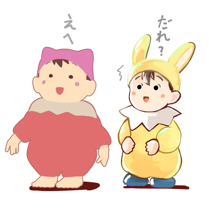 おはようございます!今日は通知がこない日(ツイッタ不具合)とのことで、気楽に構えていきます～!今日のベビー絵は昔作ったベビー3Dと一緒にではでは、今日も良い一日を～! 