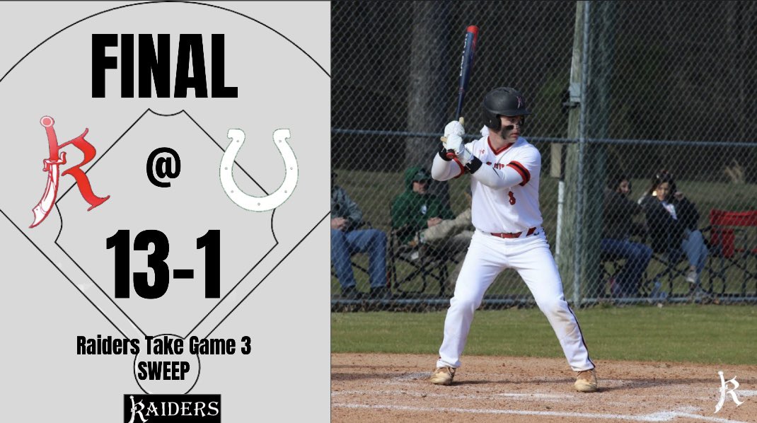 OHA_RaidersBSB's tweet photo. 🚨RAIDERS WIN🚨

The Raiders take Game 3 from the Colts and get a sweep! The Raiders also clinch the District Title after the W tonight and go into the Playoffs as the 1 seed! The Raiders end district play 12-3 and a 13-8 regular season record.

#RaiderBSB #HumbleAndHungry https://t.co/trNgnYv2Wm