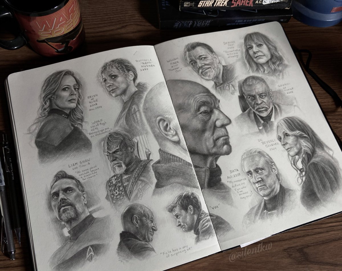 “Make it so”

Graphite pencil on moleskine paper 

Finally finished my Star Trek Picard character drawing/studies!

Just a little something I decided to do while I was watching/enjoying this season 🖖💫

(Con’t ⬇️)…

#startrek #StarTrekPicard #Picard #startrekfanart