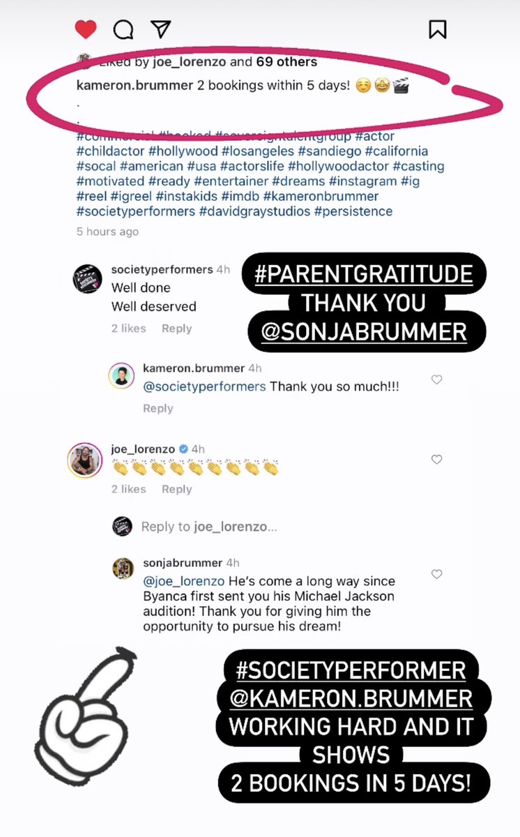#ParentGratitude. So happy for #SocietyPerformer Kameron Brummer. 2 BOOKINGS in 5 days. 
You’re on 🔥