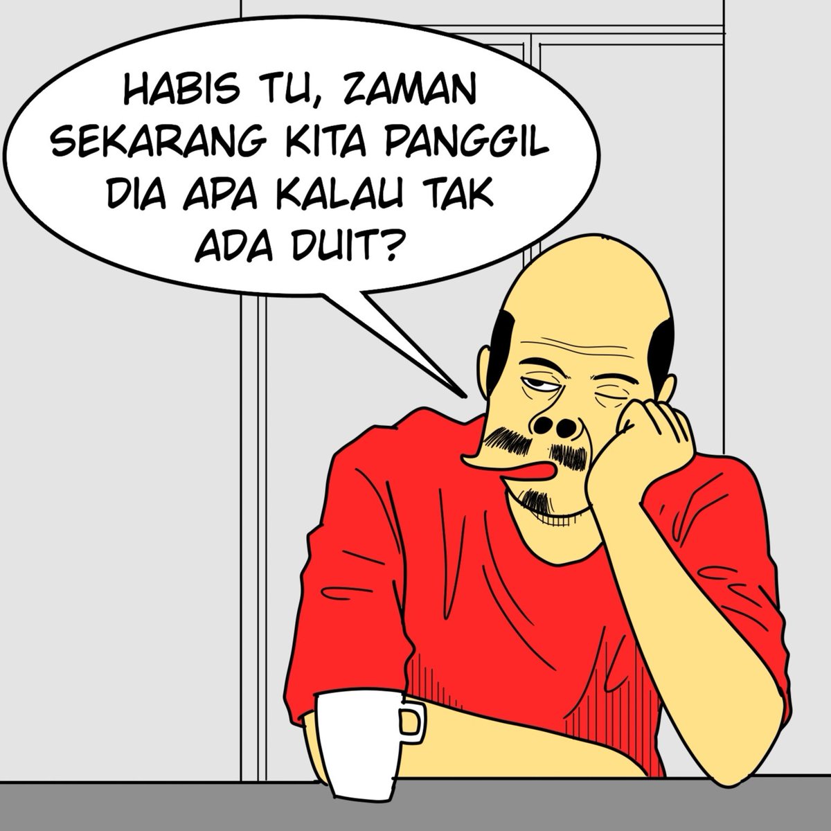 norazali1983's tweet photo. Jokes level lain dah sekarang Pak Endut. Mentang - mentang lepak stabak lepas tarawih. https://t.co/rvRDARmfD4