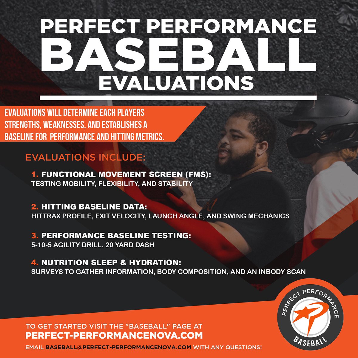 Ready to taken your game to the next level? Sign up for an evaluation to establish a baseline and find out exactly what your strengths and weaknesses are! Our coaches will provide personalized feedback based on the results!

perfect-performancenova.leagueapps.com/camps/3840219-…