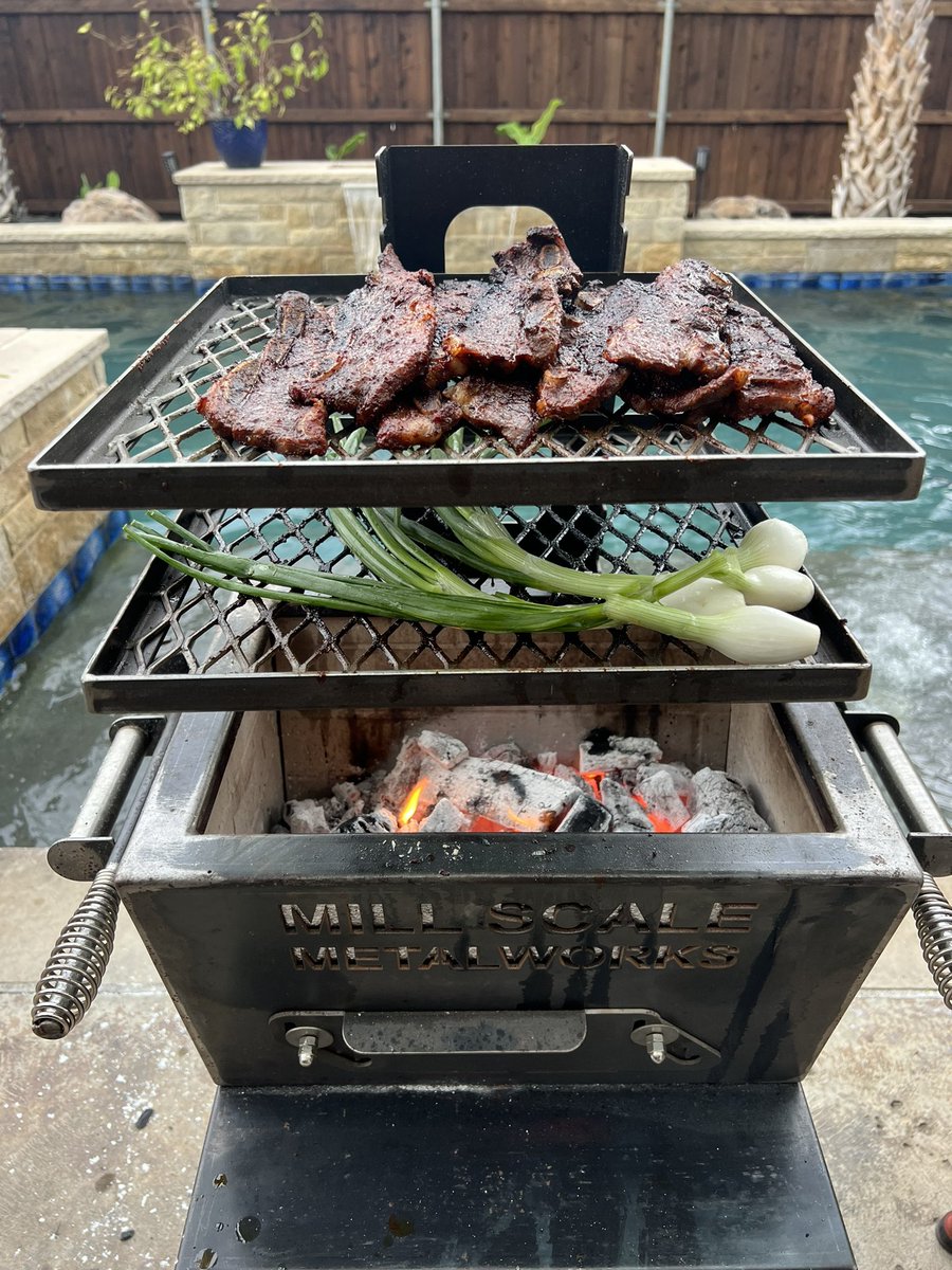 Meat Church ™ on Twitter "Tablitas on the Mill Scale Yakitori grill. 🔥"