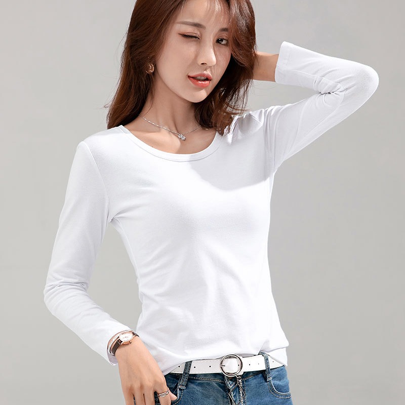 DkKossay's tweet photo. New Women's T-shirt Slim Pure Cotton 95% Women T-shirt Long-sleeved for Female Thin White Tops Woman Tees Shirt😍

Link: https://t.co/1BKTs3WguW

#girltshirt #tshirt #cooltshirt #tshirts #tshirtstore  #girlpower #tshirtlife #tshirtswag #lovethisshirt  #positivevibes #prettygirls https://t.co/Y2Kb8yckkH