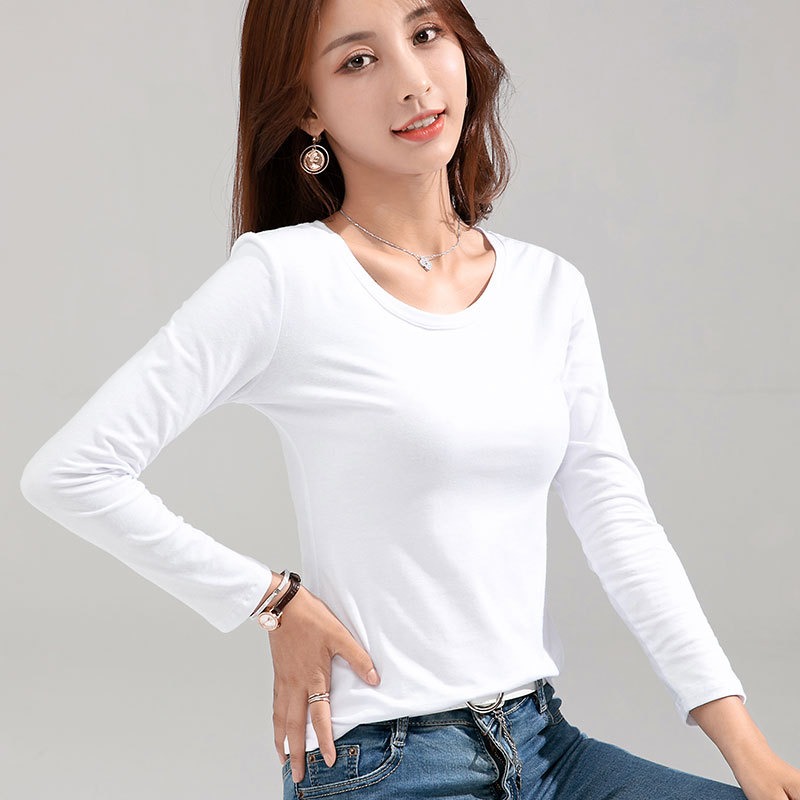 DkKossay's tweet photo. New Women's T-shirt Slim Pure Cotton 95% Women T-shirt Long-sleeved for Female Thin White Tops Woman Tees Shirt😍

Link: https://t.co/1BKTs3WguW

#girltshirt #tshirt #cooltshirt #tshirts #tshirtstore  #girlpower #tshirtlife #tshirtswag #lovethisshirt  #positivevibes #prettygirls https://t.co/Y2Kb8yckkH