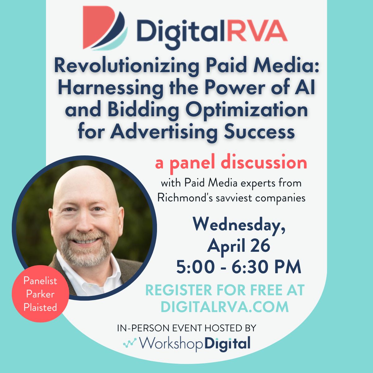 Ready to learn about AI's impact on digital marketing and advertising? And more importantly, how you can put new tools to work to win more customers?

DigitalRVA has you covered with an exciting panel discussion next Wednesday.

Sign up for free: digitalrva.com