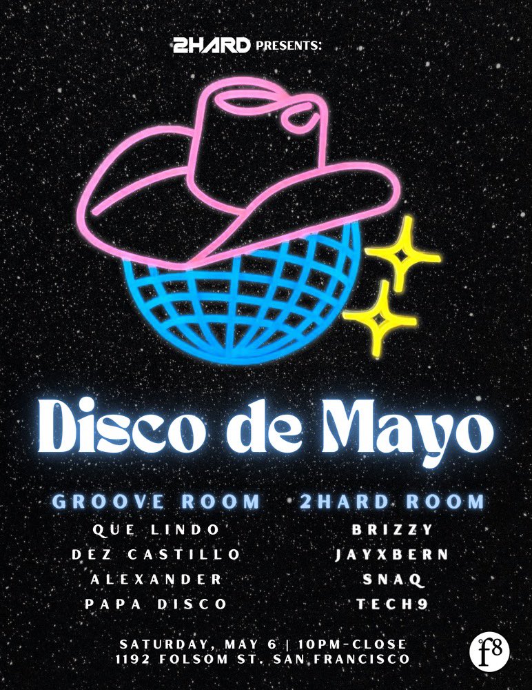 jayxbern's tweet photo. Saturday May 6th, I’m back on the scene with my first gig in 2+ years! (Set times TBA)
I’ll be throwing down in SF at @F8SF with the @2HARDOfficial fam and friends!
Get your tickets here⬇️
https://t.co/ullWQfgtuw
#sfedm #edmlifestyle #bayareaedm #bayareaevents https://t.co/9IjOGEIThz