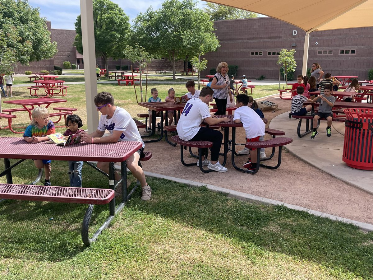 CoachPollak's tweet photo. Life is about the impact you make on others. I love my guys!!! Our seniors went and read to Quinn’s class today! Special group of ‘23’s here at ACP! https://t.co/KFIOjPXeDL