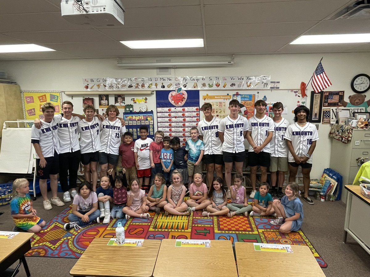CoachPollak's tweet photo. Life is about the impact you make on others. I love my guys!!! Our seniors went and read to Quinn’s class today! Special group of ‘23’s here at ACP! https://t.co/KFIOjPXeDL