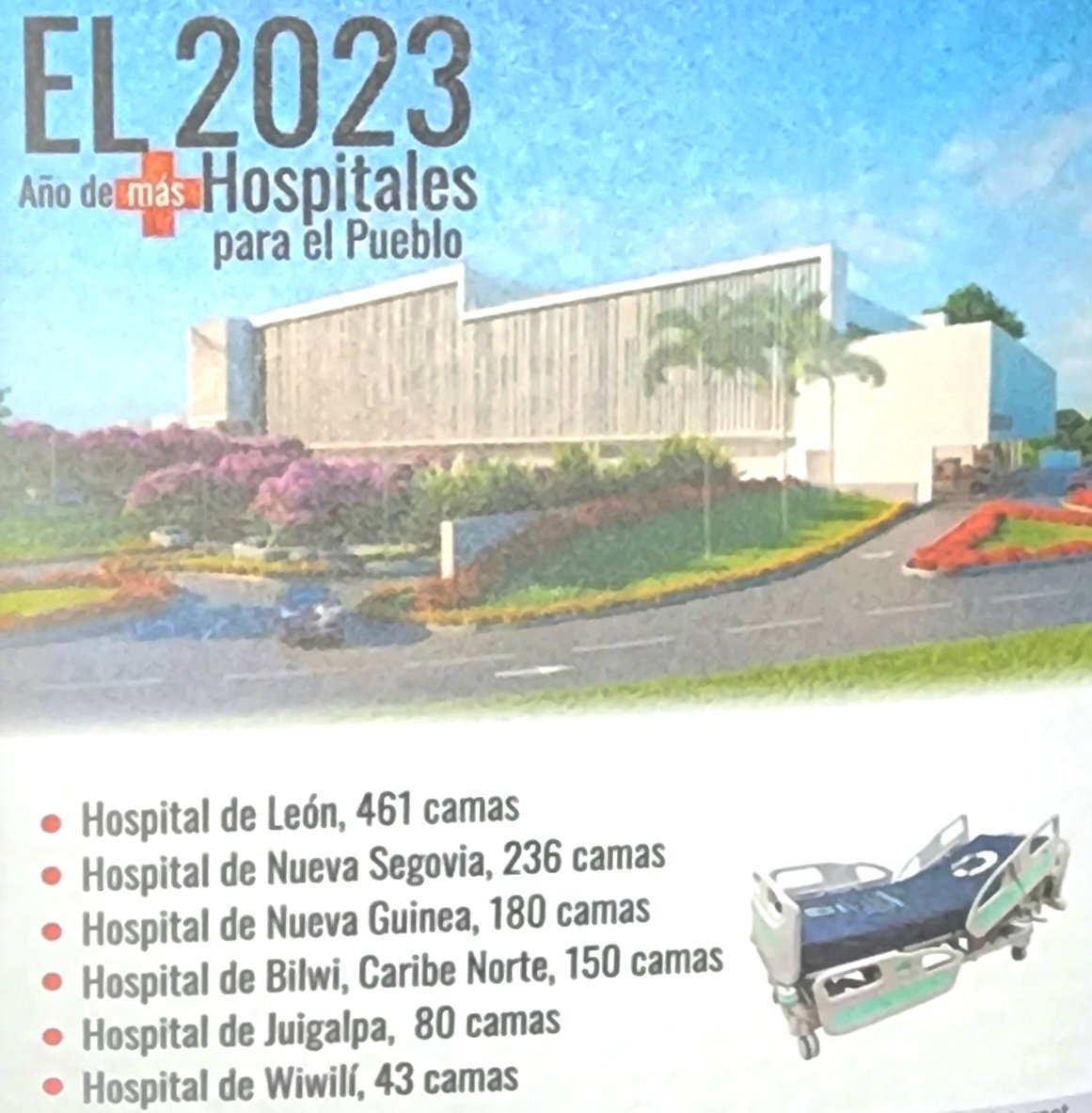 #LaPazNuestraVictoria #UnidosEnVictorias vamos avanzando en la construcción de hospitales públicos pese a las agresiones económicas y políticas del imperio