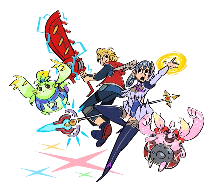 oh ok, they are just dropping the giant new Xenoblade 3 dlc next week!?welp#Xenoblade art throwback 