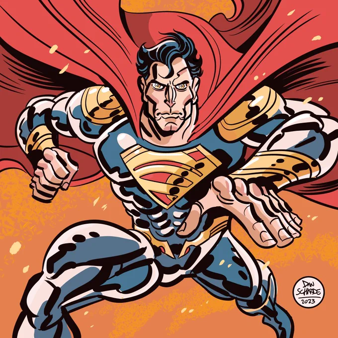 Turns out I draw Superman a lot more than I realize - here's a few more from this year   