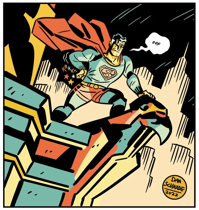 Turns out I draw Superman a lot more than I realize - here's a few more from this year   