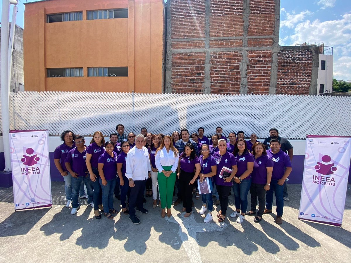 IneeaMorelos's tweet photo. El día de hoy, nuestra directora general Brenda Yanin Román Jaime recibió al Lic. Rodolfo Quintanilla y al Ing. David Villanueva del @INEAmx, quienes impartieron el Taller del Modelo de Educación para la Vida (MEV) Aprende INEA. https://t.co/ii0k087AOG