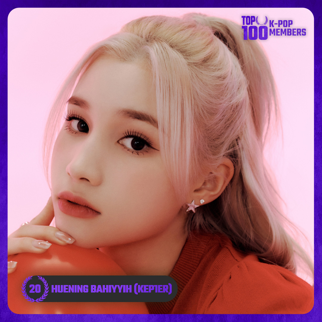 TOP 100 – K-POP MEMBERS

#20 Huening Bahiyyih (#Kep1er)

Congratulations! 🎉
