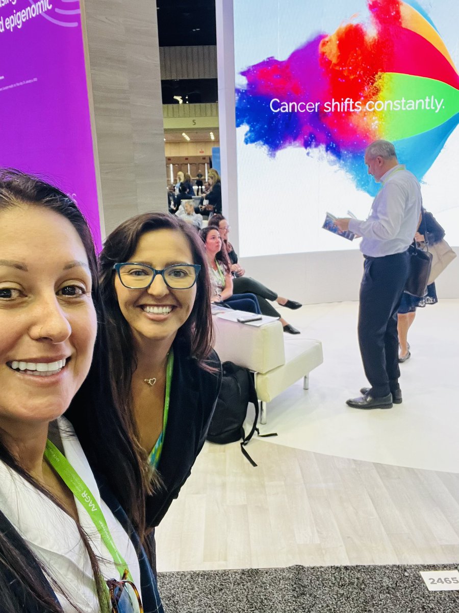 mstravat's tweet photo. @AACR 2023 meeting with colleagues and new friends #patientadvocacy #cancer #nsclc #breastca #solidtumors #liquidbiopsy @GuardantHealth #CancerResearch @CR_AACR @AACRFoundation https://t.co/sBmFInE8HZ