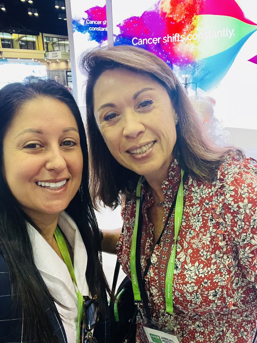 mstravat's tweet photo. @AACR 2023 meeting with colleagues and new friends #patientadvocacy #cancer #nsclc #breastca #solidtumors #liquidbiopsy @GuardantHealth #CancerResearch @CR_AACR @AACRFoundation https://t.co/sBmFInE8HZ