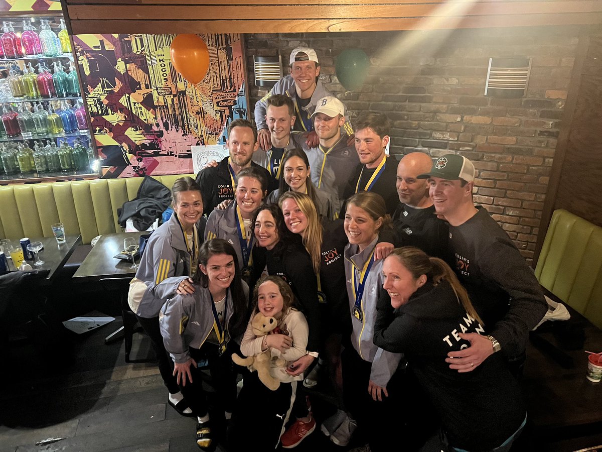 This amazing team raised >$100k for #teamcolin and @colinjoyproject as they trained for and crushed the @bostonmarathon - with each $ raised and each mile completed, they also raised awareness for our mission to bring joy to families in Colin’s name. Thank you Team Colin 2023!