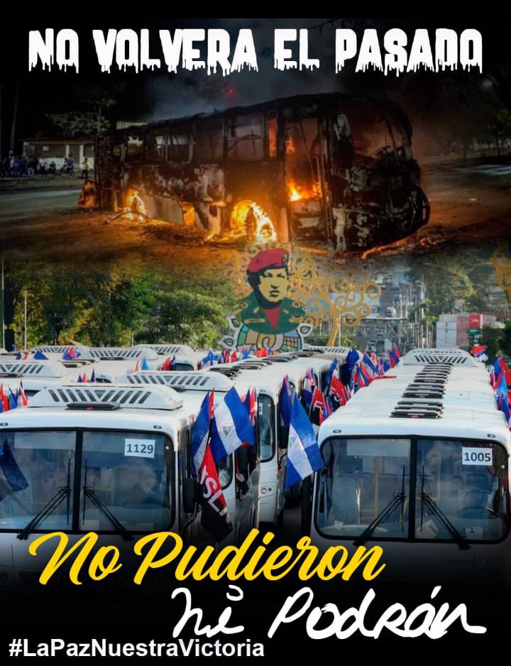 #NoPudieronNiPodran  con un pueblo lleno de mística revolucionaria y amor a su pueblo. ❤️🖤✌️
Seguimos en victorias con nuestro Comandante Daniel Ortega y la Compañera Rosario Murillo. 
#UVDenisSilva 
#LaPazNuestraVictoria