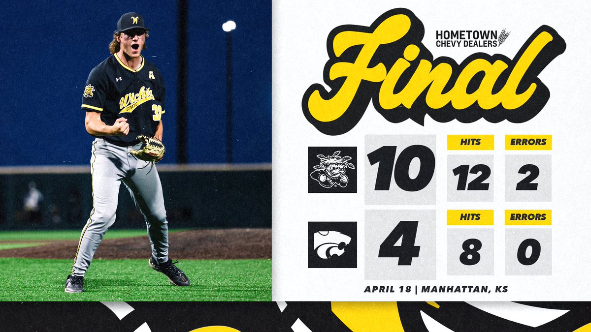 GoShockersBSB's tweet photo. Ladies and gentlemen, we got 'em.

Our first win in Manhattan since 2012! https://t.co/bTC64d9RL8