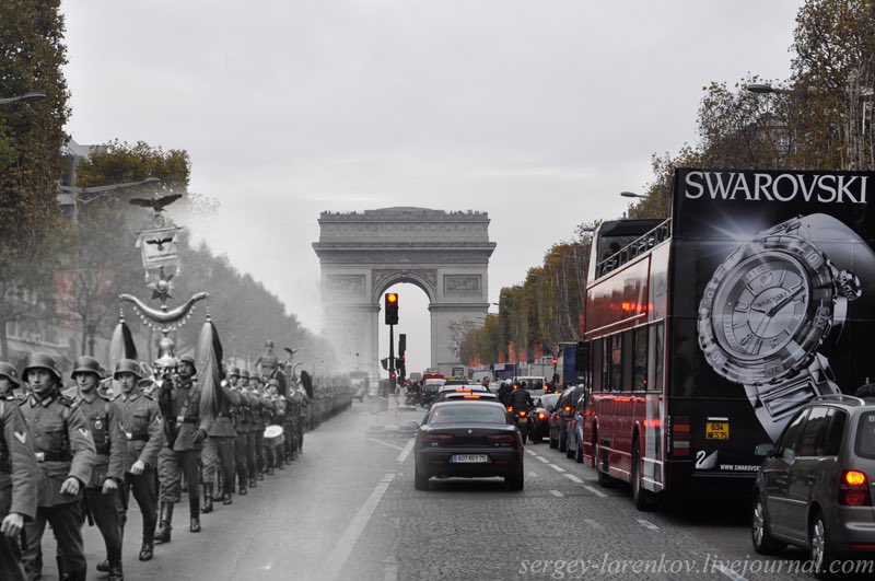 Parte 1/10: A história nos mostra que é sempre bom saber onde estamos pisando.

1. Hitler em Paris.
2. Desastre de Hindemburg.
3. Desembarque dia D.
4. Arco do Triunfo.