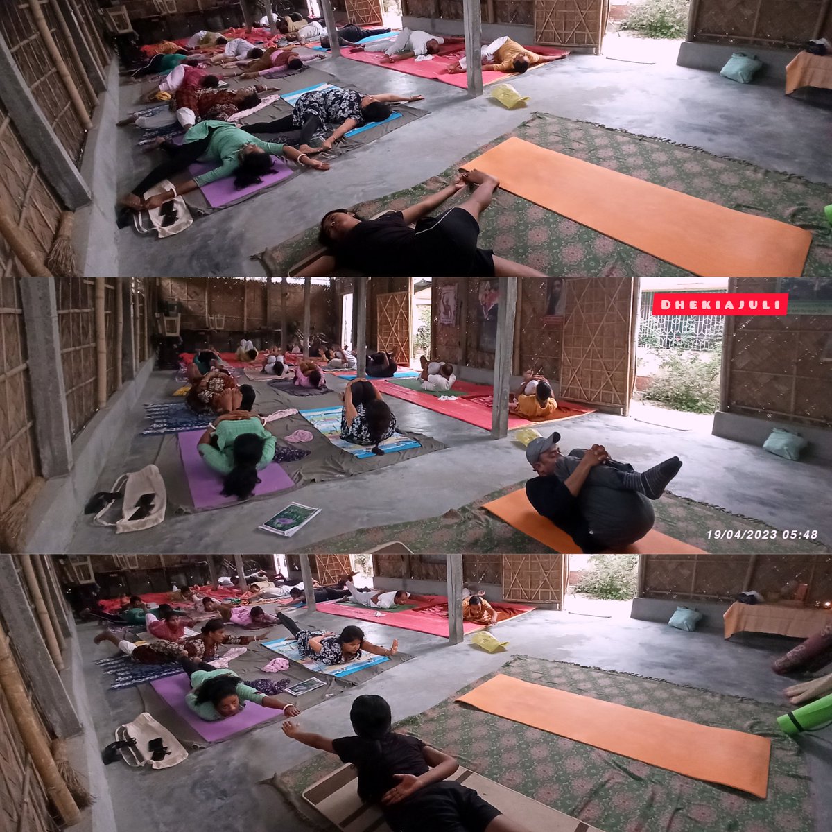 yoga_land's tweet photo. 💐----------------------🧘‍♀️🧘‍♂️--------------------💐

Assam #Sonitpur yog Shivir/centres 

Yog Mitra...   #Ripon Boro  #Pabitra Das and  #Shewali Borah ji

Date...19.04.2023--------------------🧘‍♀️🧘‍♂️ https://t.co/NvMkjwFU2f