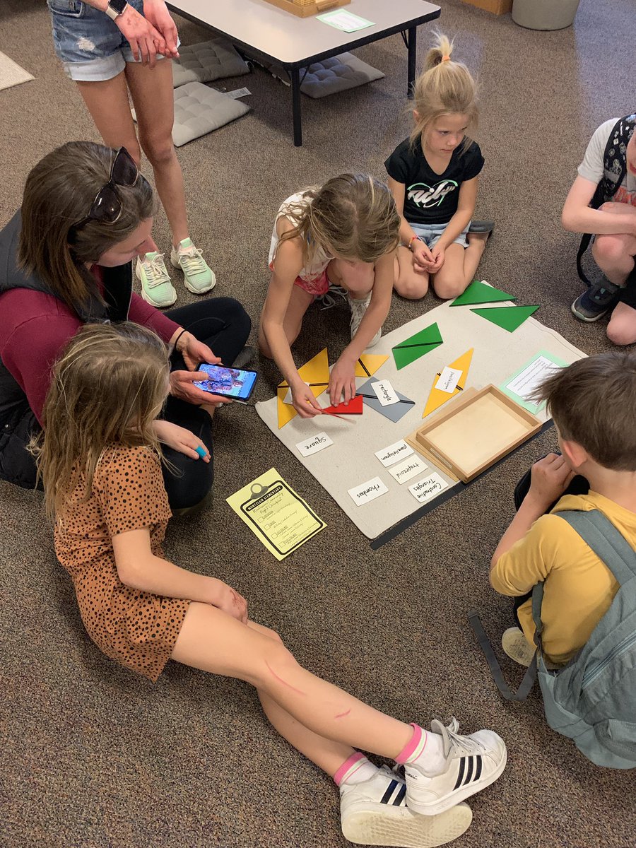 Montclair Montessori Night was such a success I only took two pictures!! Friends and family viewed our science fair, watched student-led lessons, and learned more about our special program. Thanks to all those who attended. 💜🐱📚📝