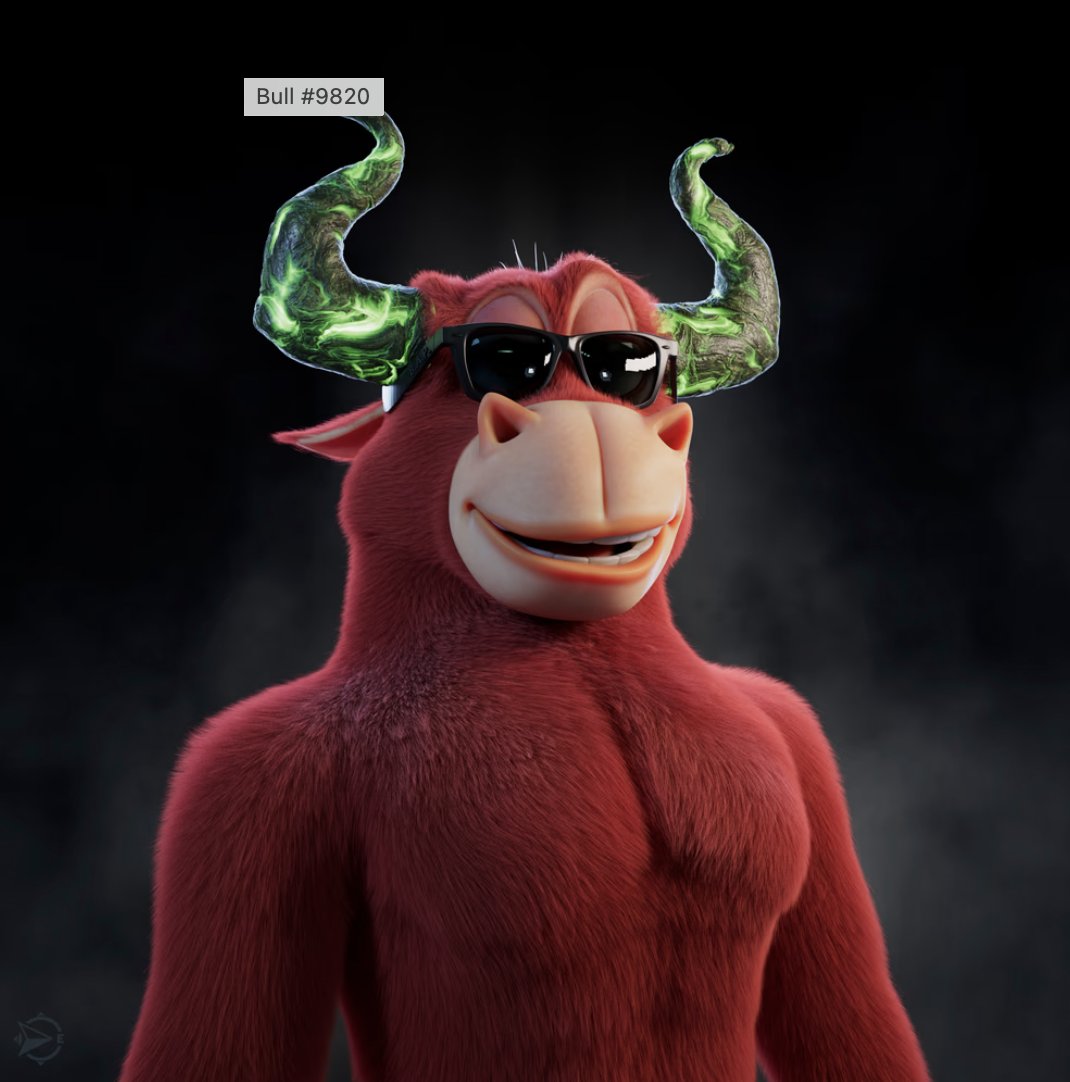BullsApesProj's tweet photo. Win this OG Bull!

What is @TankMan33169 favorite trait?

Comment below, like &amp; retweet. 

Must be in space to win! 👇

https://t.co/OJVCg9mULa https://t.co/UidKfZXURl