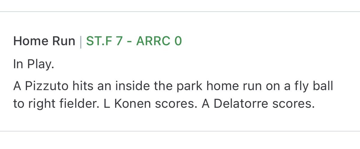 AdiPizzuto's tweet photo. St.Francis takes the win against Aurora Catholic, game wasn’t live streamed but had my first home run of the high school season!!@LFCollegeSB @D1Softball @Scout_JamesH @LaEtown29 @ondecksoftball https://t.co/se205oZ3Tp