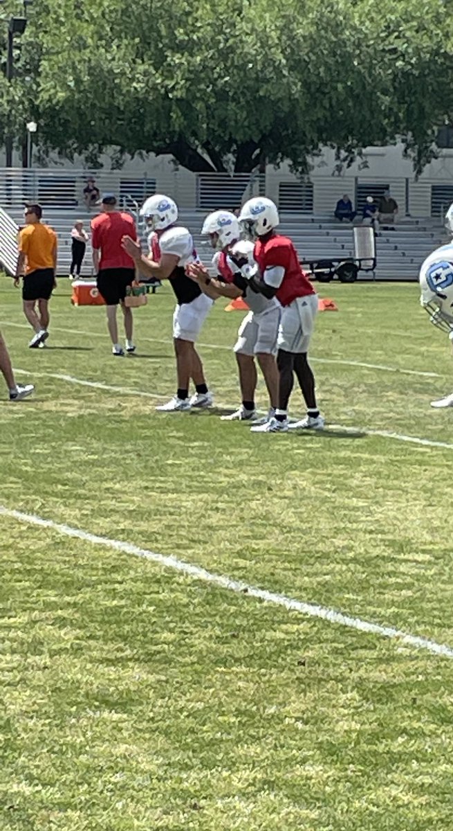 Great seeing ⁦<a href="/VFarhnbullah/">Varney layman</a>⁩ in action at ⁦<a href="/CitadelFootball/">The Citadel Football</a>⁩ practice. A lot of good things being said about him.