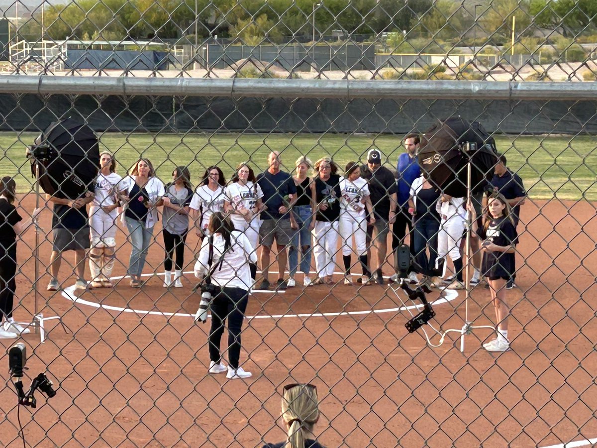 CS Softball Senior Night as #3 Falcons take on # 11 Chaparral.