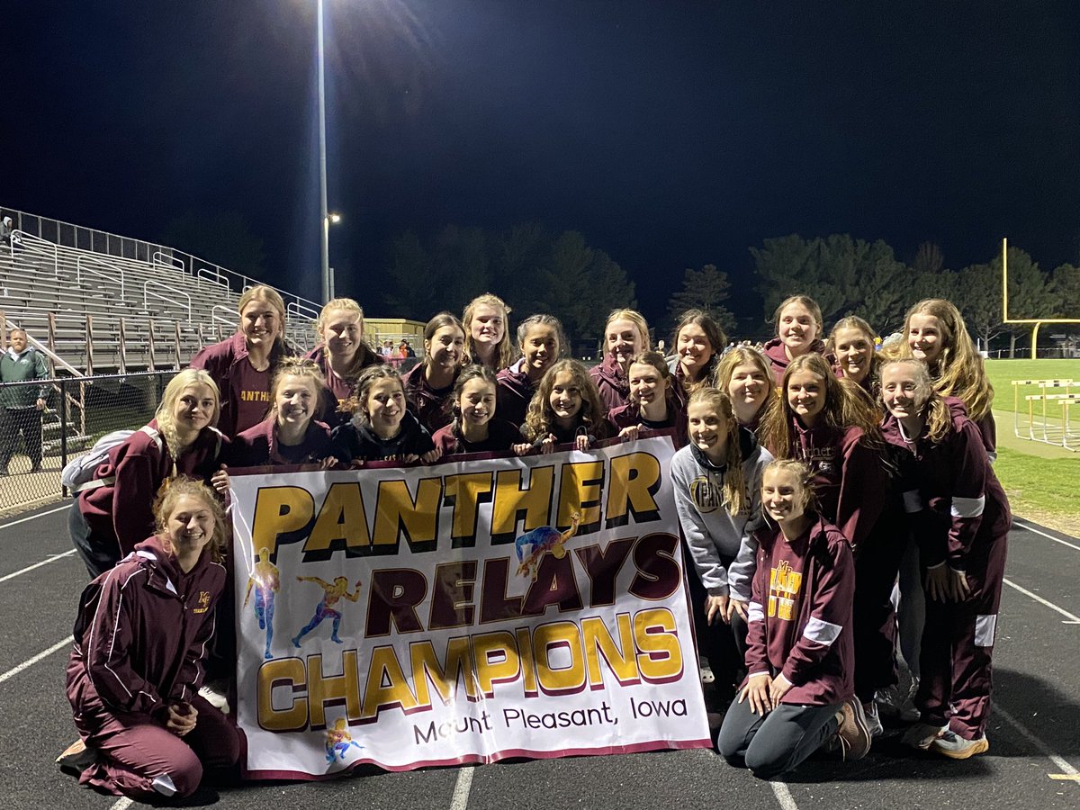 MPCHS_Girls_TF's tweet photo. Panther girls win the panther relays https://t.co/aq9cfWRvCN