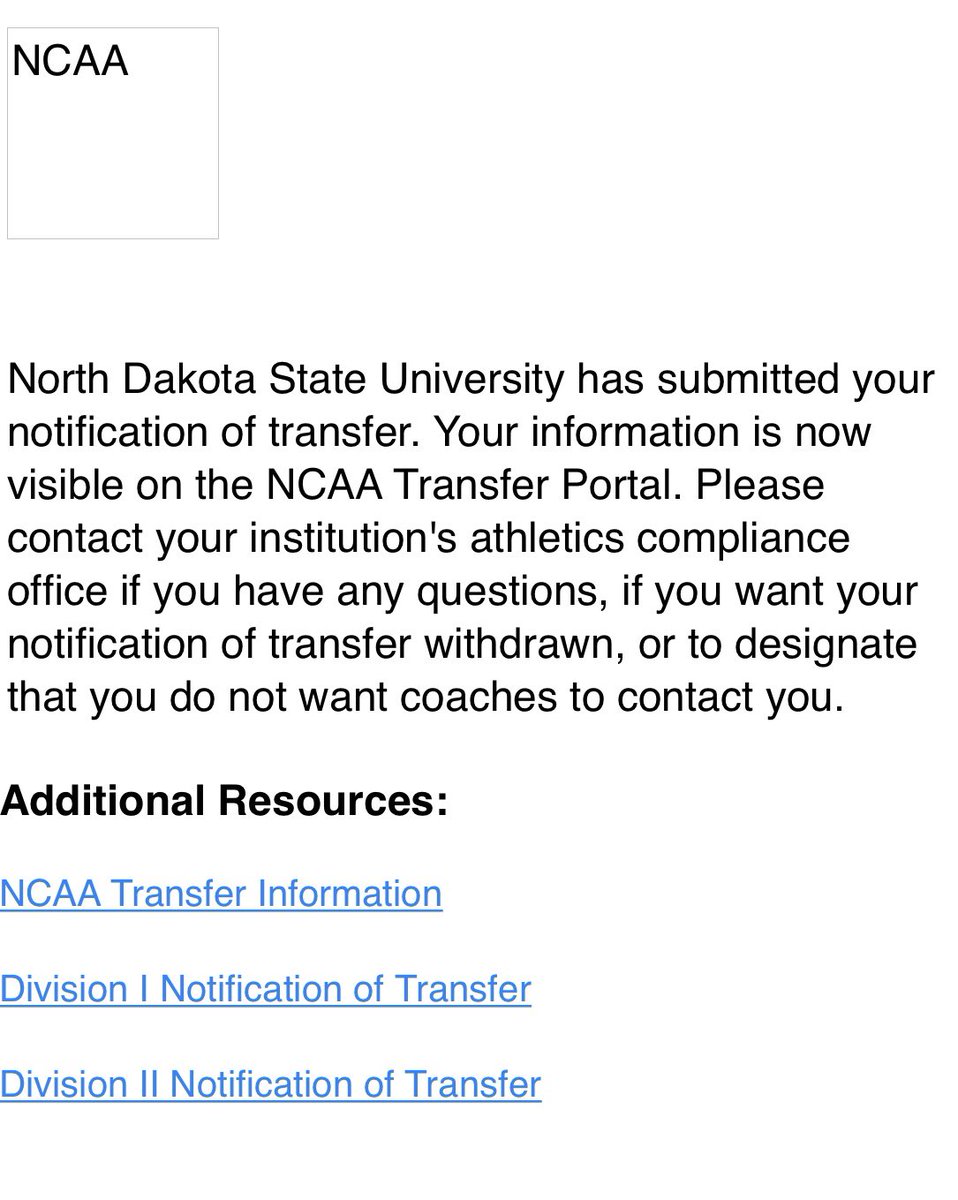 I am officially in the transfer portal with 4 years of eligibility remaining!         6’4 235lbs LB
