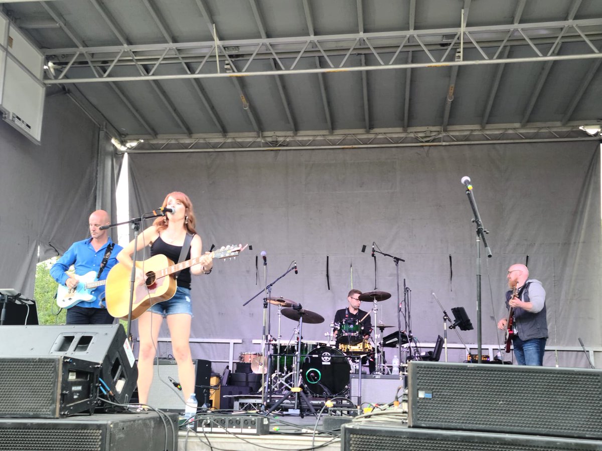 DevonFest's tweet photo. Who was there our first year back in the summer of 2021? It was rockin' with Dan Davidson, Nice Horse, Kym Simon, Martina Dawn and Wiklund vs Wiklund...ahhh...that was a good day! https://t.co/XoEv388U3C! #devonfest #yegmusic #summerconcerts #countryconcert https://t.co/DQPP90hjPT