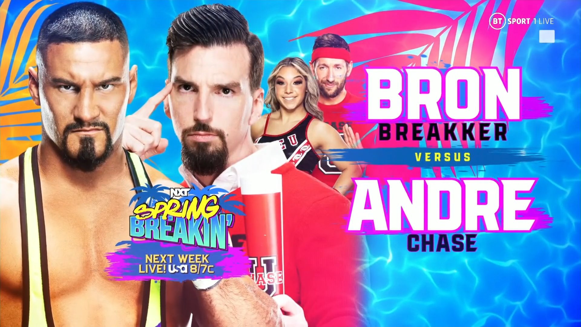 WWE NXT Spring Breaking 2023 FirstEver Trunk Match; Bron Breakker 2.0