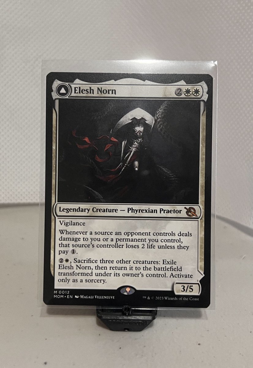ExoticMTG's tweet photo. Like, RT, &amp; Follow!

Day 109 of 365 #Giveaways for #mtg #loot 

Enter in the discord - https://t.co/oHvHMw5ye8

New Norm, or Norn? !! - Giveaway is here!

If we get 500 entries I’ll giveaway Oil Slick Atraxa instead… https://t.co/1DFzmINtKR