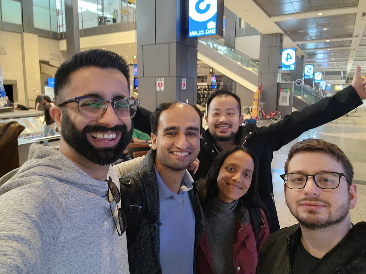 IyerCh's tweet photo. #throwback to delayed flight and 4 hour overnight drive to Cleveland to make it to Austin in time for #AIMW23 Chief conference- first stress test as Chiefs for next year! Enjoyed the stimulating sessions and workshops on improving resident didactics and wellness @RGHIMProgram https://t.co/o6YEAHnI9g