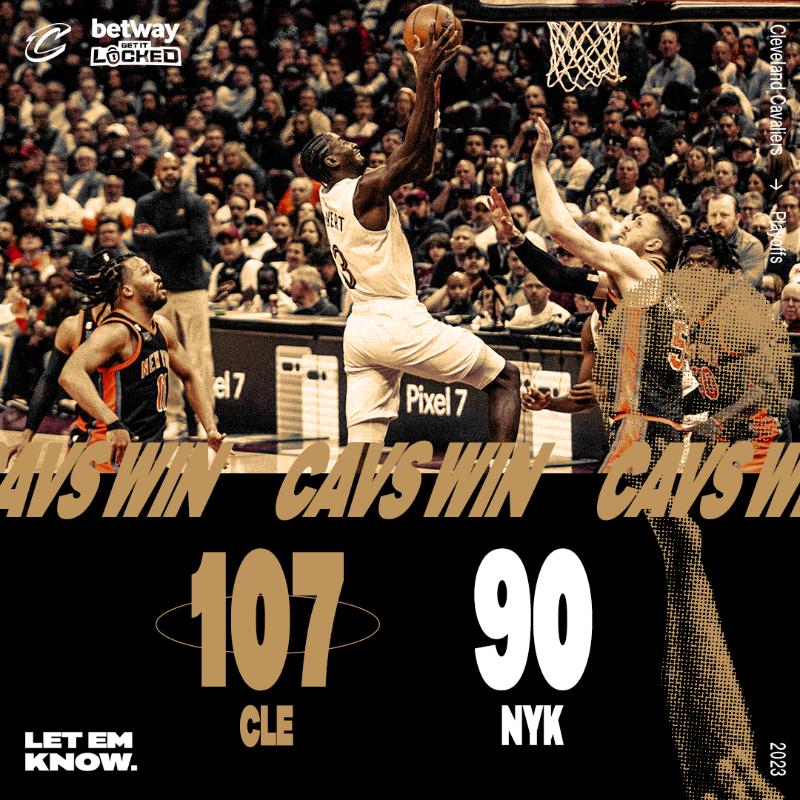 cavs's tweet photo. Tied up.

@betwayusa | #Ad | #LetEmKnow
