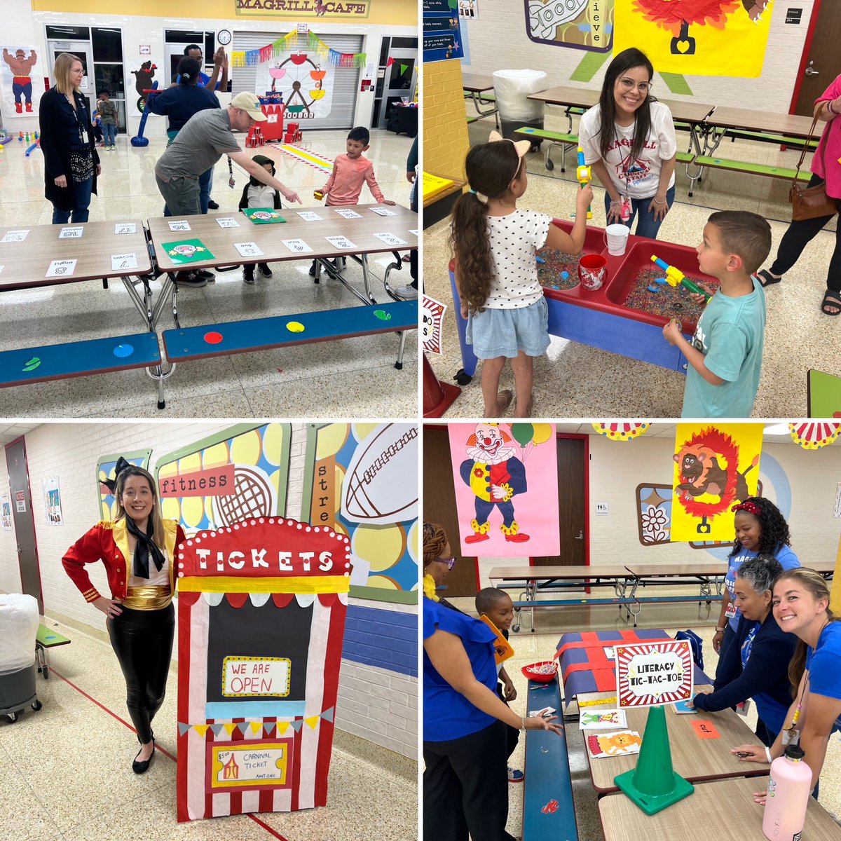 Our families had a blast today at our @Magrill_AISD Spring Academic Carnival 🎡🎪🤡  So many fun games for our kids, along with take-home activities for them to do on their own! #AldineConnected #PowerOfPrimary #GreatnessTogether