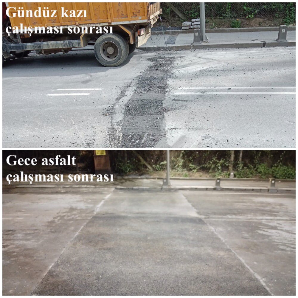 CKaanYAVUZ's tweet photo. Sen uyurken, senin için çalışanlar var bu şehirde!
Ana caddede yapılmış bir kazı çalışması sonrası, #AYKOME kararları gereği yol #asfalt kaplamasını, trafiğin olumsuz etkilenmemesi için #gece nin bu saatinde yapıyoruz.
👷🏻♂️🦺🚧🚚🚜⛏
#İstanbul #İBB #İSKİ #İSKİÜsküdarŞubeMüdürlüğü https://t.co/7a8Gp3O2ez