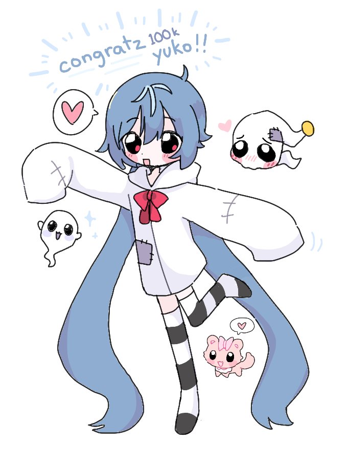 my little doodle thingy for yuko's 100k celebration! wanau 💙 #YUYUtiful