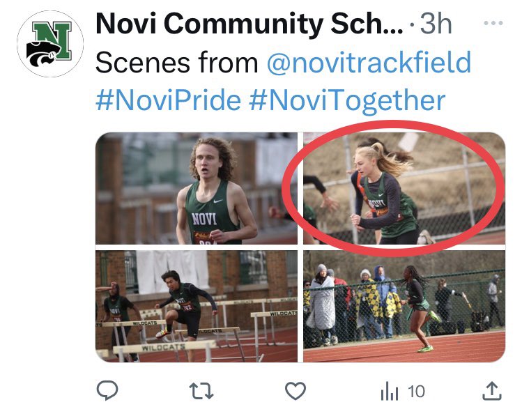 novi_soccer's tweet photo. We know her! Way to go @izzy_armstrong! Keep running fast! 👏👏👏

#NoviPride https://t.co/QWPoW2Ppnt